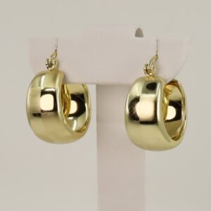 Cercei placati cu aur 14K model CJ499 - 1,4 cm