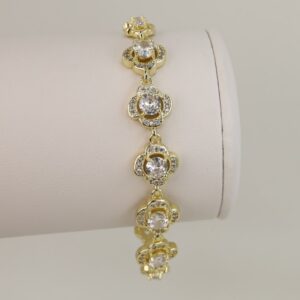 Bratara placata cu aur 14K model BB465 - 19 cm