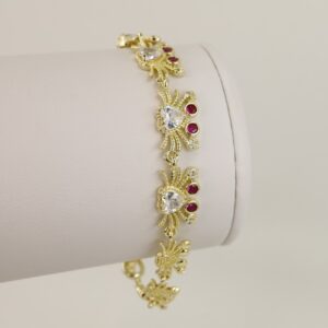 Bratara placata cu aur 14K model BB494 - 19 cm