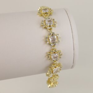 Bratara placata cu aur 14K model BB580 - 21 cm