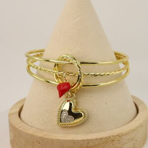 Bratara placata cu aur 14K model BB524 - reglabila