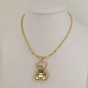 Lant cu pandativ placat cu aur 14K Model LL462 – 50 cm