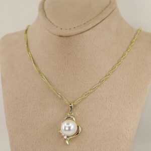 Lant cu pandativ placat cu aur 14K Model LL513 – 45 cm