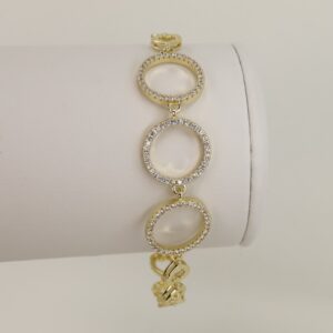 Bratara placata cu aur 14K model BB649 - 19 cm