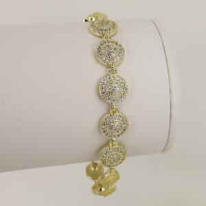 Bratara placata cu aur 14K model BB658 - 19 cm