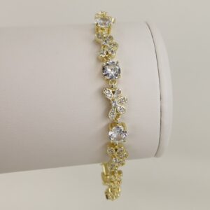 Bratara placata cu aur 14K model BB657  - 19 cm