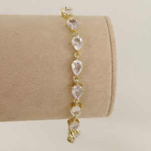 Bratara placata cu aur 14K model BB551 - 19 cm