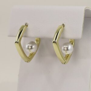 Cercei placati cu aur model CC022 - dimensiune 1,8 cm