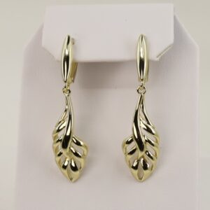 Cercei placati cu aur model CC080 - dimensiune 4 cm