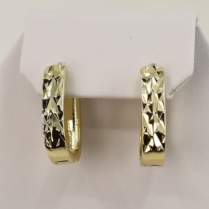 Cercei placati cu aur model CC062 - dimensiune 1,4 cm