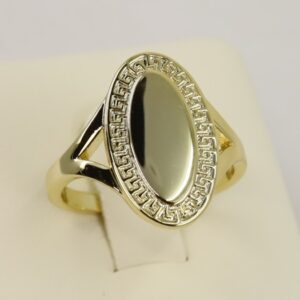 Inel placat cu aur 14K Model NE064