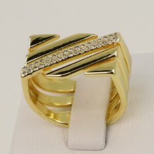 Inel placat cu aur 14K Model NX125